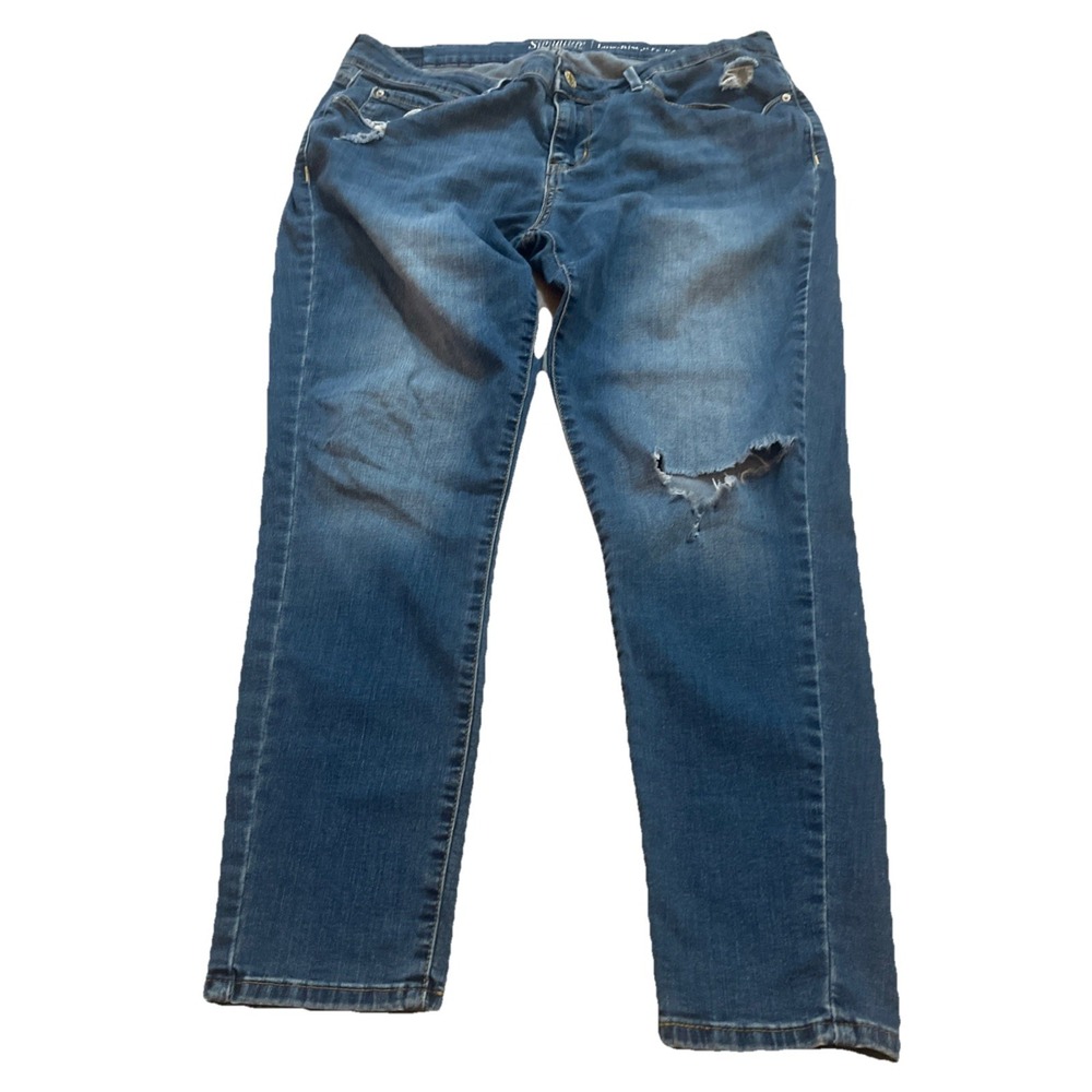 Levi's 524 Jeans Women's 5 Skinny Too Superlow Stretch Dark Wash Low Rise 26x31